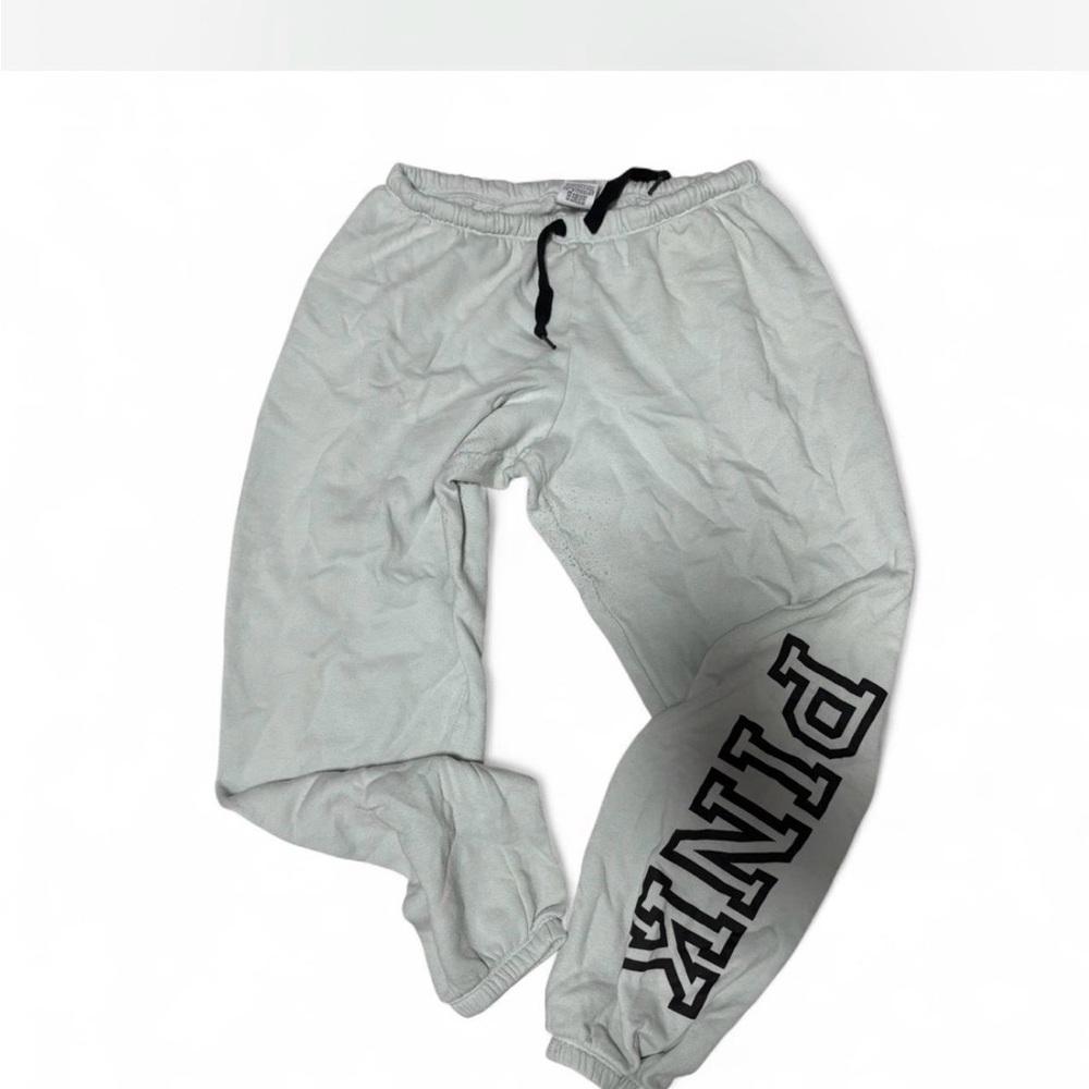 PINK Victoria's Secret Men's Light Gray Joggers